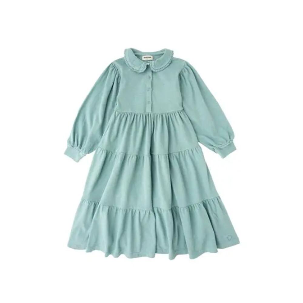 NEW! Tocoto Vintage Peter Pan Collar Dress in GREEN (8Y)